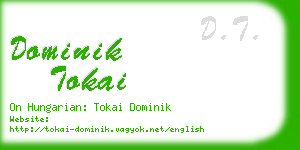 dominik tokai business card